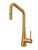 Essente Square Gooseneck Pull-Out Mixer Brushed Gold [299967]