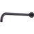 Rome Wall Round Mounted Shower Arm Matte Black [158934]