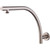 Rome Round Raised Wall Mounted Shower Arm 400mm Brushed Nickel [158938]