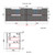 Verona Mark Ii Wall Hung V Groove Matte White Finger Pull Cabinet 1800x460x540mm Double Bowls with Cato Stone Top with Undermount Basin [300922]