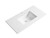 Verona Mark Ii Wall Hung V Groove Matte White Finger Pull Cabinet 750x460x540mm with Snow Stone Top with Undermount Basin [300858]