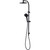 Rome Dual Shower Set Matte Black 3Star [158907]
