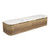 Carita Curve Finger Pull Cabinet 1800x460x350mm with Palis White Flat Stone Top&nbsp; [300926]