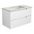 Verona Mark Ii Wall Hung V Groove Matte White Finger Pull Cabinet 900x460x540mm with Snow Stone Top with Undermount Basin [301204]