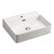 Petra Above Counter Basin 500mm x 420mm x 120mm White 3 Tap Holes [158220]