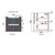 Verona Mark Ii Wall Hung V Groove Matte White Finger Pull Cabinet 600x460x540mm with Alpine White Stone Top with Undermount Basin [301282]