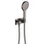 Kaya Hand Shower Soft Square Plate Gunmetal [301634]