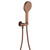 Kaya Hand Shower Round Plate Brushed Copper [301653]