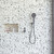 Kaya Hand Shower Round Plate Gunmetal [301636]