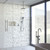 Kaya Hand Shower Round Plate Gunmetal [301636]