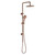 Kaya Twin Rail Shower Brushed Copper [301662]