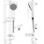 Projix Rail Hand Shower 5 Function Chrome 3Star [166161]