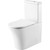 Dublin Concave Rimless Back-to-Wall Toilet Suite White 4Star [166263]