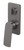 Mekko SwitchMix Shower / Bath Diverter Mixer Fit-Off Kit Brushed Carbon [296136]