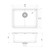 2000 Series Large Single Bowl Sink Stainless Steel [303213]