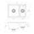 2000 Series 1 and 1/2 Bowl Sink Stainless Steel [303201]