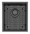 4000 Series Single Bowl Sink Brushed Carbon [303211]