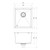 4000 Series Single Bowl Sink Brushed Carbon [303211]