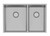 4000 Series 1 and 3/4 LH Bowl Sink Stainless Steel [303167]