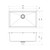 4000 Series Extra Large Single Bowl Sink Brushed Carbon [303190]