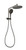 Ormond Compact Twin Shower - 4 Star Brushed Carbon [303090]