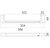 Gloss Hand Towel Rail Brushed Carbon [302901]