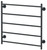 Radii Heated Towel Ladder 750mm x 740mm Matte Black [303180]