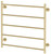 Radii Heated Towel Ladder 750mm x 740mm Brushed Gold [303186]