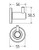 Kaya Robe Hook Brushed Copper [299356]