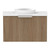 Mosman Mini Vanity with Basin 600mm 1 Door, Prime Oak & Bright White [304063]