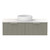Mosman Vanity with Centre Basin 1200mm 2 Drawer, Topiary & Grey Travertine [304052]