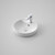 Tribute Inset Basin Round 430mm with Overflow White 1 Tap Hole [166485]