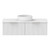 Mosman Vanity with Centre Basin 1200mm 2 Drawer, Ultra White Matte & Bright White [304072]