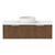 Mosman Vanity with Centre Basin 1200mm 2 Drawer, Florentine Walnut & Bright White [304070]