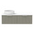 Mosman Vanity with Left Hand Basin 1200mm 2 Drawer, Topiary & Alabaster [304022]