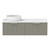 Mosman Vanity with Left Hand Basin 1200mm 2 Drawer, Topiary & Bright White [304025]