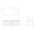 Mosman Vanity with Right Hand Basin 1200mm 2 Drawer, Prime Oak & Grey Travertine [304024]