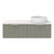 Mosman Vanity with Right Hand Basin 1200mm 2 Drawer, Topiary & Grey Travertine [304016]