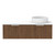 Mosman Vanity with Right Hand Basin 1200mm 2 Drawer, Florentine Walnut & Alabaster [304035]
