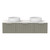 Mosman Vanity with Double Basin 1500mm 3 Drawer, Topiary & Grey Travertine [304028]