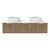 Mosman Vanity with Double Basin 1500mm 3 Drawer, Prime Oak & Alabaster [304049]