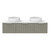 Mosman Vanity with Double Basin 1500mm 3 Drawer, Topiary & Alabaster [304045]