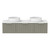 Mosman Vanity with Double Basin 1500mm 3 Drawer, Topiary & Bright White [304040]