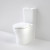 Opal Cleanflush® Easy Height Wall Faced Close Coupled Suite w/Double Flap Seat White 4Star [166560]