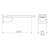 Urbane II Swivel Bath Outlet Square Cover Plate 220mm Spout Brushed Nickel [196299]