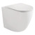 Koko Tornado Flush Wall-Faced Pan + Slim Seat ONLY (cistern not included) P-Trap Gloss White [304320]