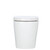 Koko Tornado Flush Wall-Faced Toilet Suite Pan + Seat + Geberit Sigma In-Wall Cistern S-Trap Matte White [304289]