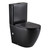 Koko Back-to-Wall Toilet Suite S-Trap 90-160 Set Out with Slim Seat Matte Black [304241]