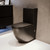 Koko Back-to-Wall Toilet Suite S-Trap 90-160 Set Out with Slim Seat Matte Black [304241]