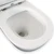 Alix Back-to-Wall Toilet Suite Pan + Slim Seat + Geberit Cistern P-Trap Gloss White [304174]